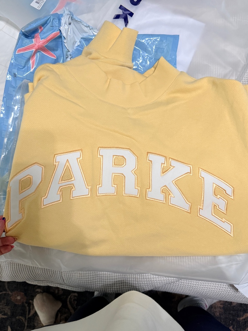 Parke summerland peel Mock Neck Sweatshirt